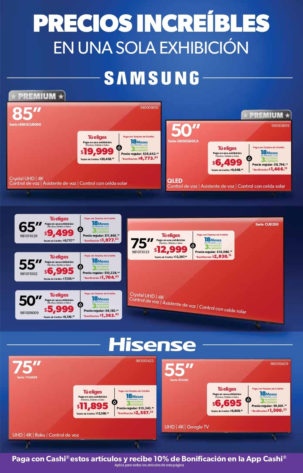 Ofertas Sam’s Club Hot Sale en televisiones y pantallas