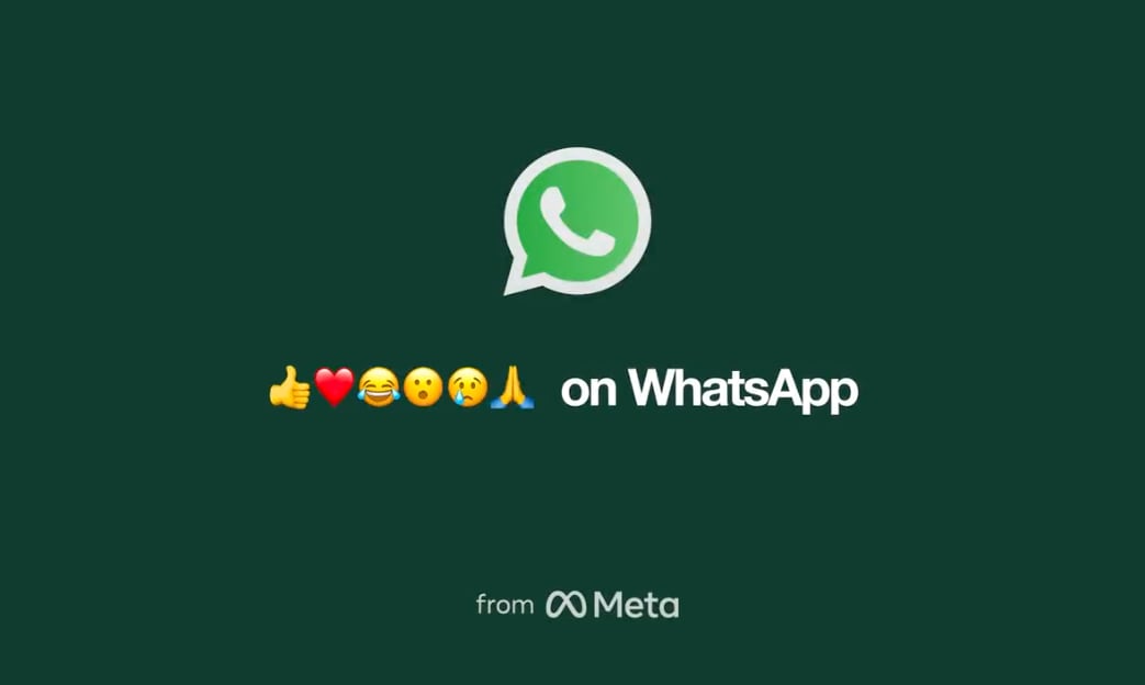 Reacciones en WhatsApp