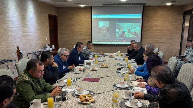 Rubén Rocha y Omar García Harfuch en reunión por resultados de seguridad