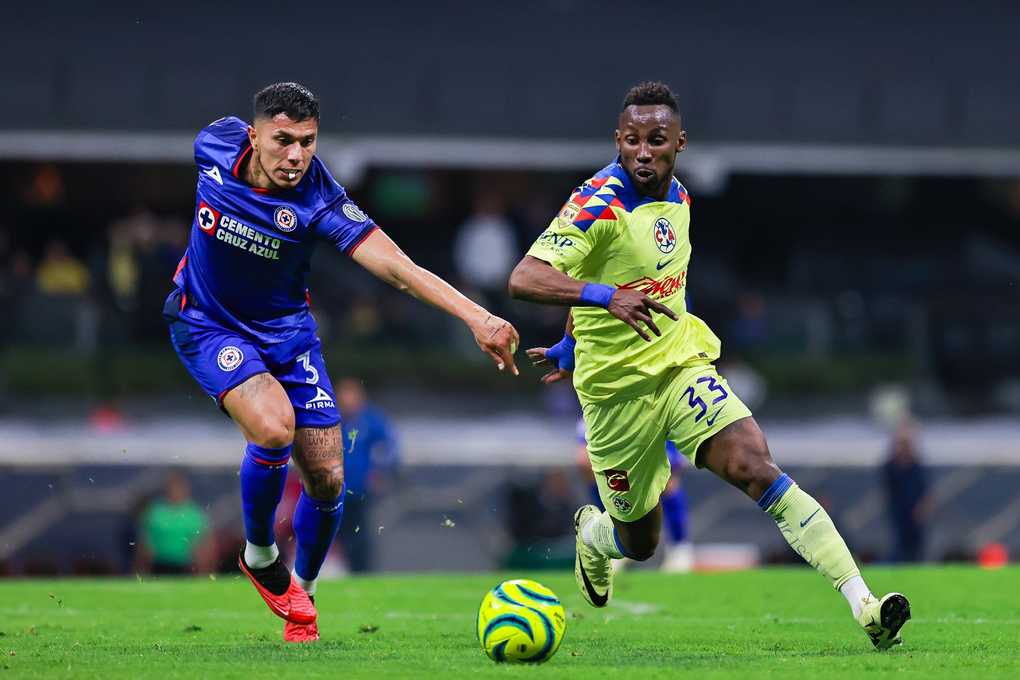 Cruz Azul vs América.