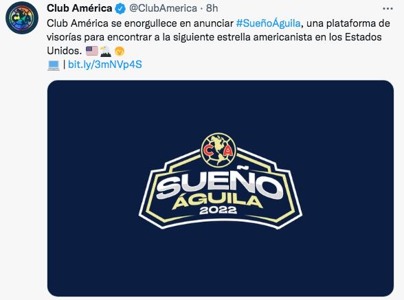 Nuevo proyecto del Club América