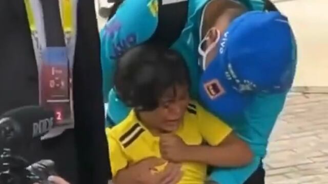Neymar y aficionado (Foto: Capturra de pantalla)