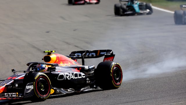 Sergio Perez (AP Photo/Olivier Matthys)