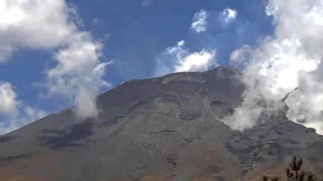 Volcán Popocatépetl el 10 de agosto