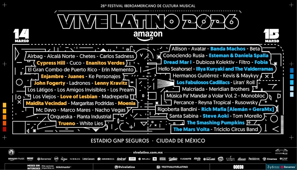 Amazon tendrá experiencias exclusivas para fans en el Vive Latino 2026