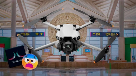 Roban drones DJI tras salir del AIFA; bloquean números de serie