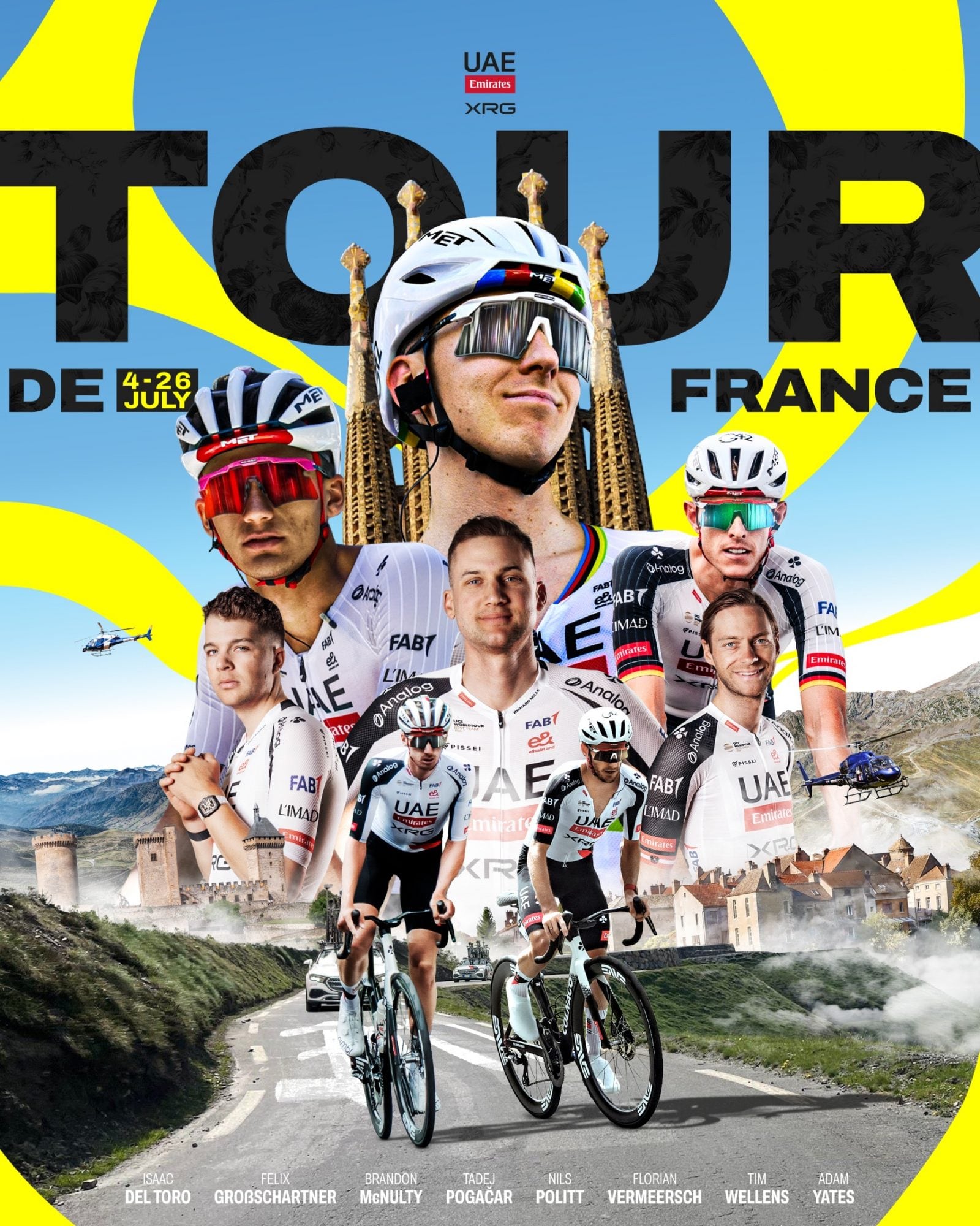 Isaac del Toro debuta el 4 de julio en el Tour de Francia