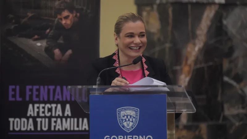 Maru Campos lanza campaña contra consumo de fentanilo