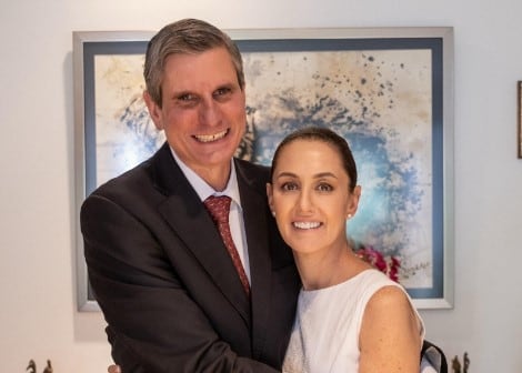 Claudia Sheinbaum y Jesús María Tarriba