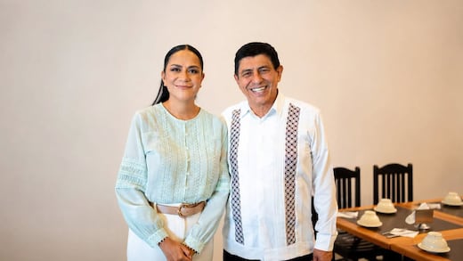 Salomón Jara y Ariadna Montiel acuerdan fortalecer la Cuarta Transformación en Oaxaca
