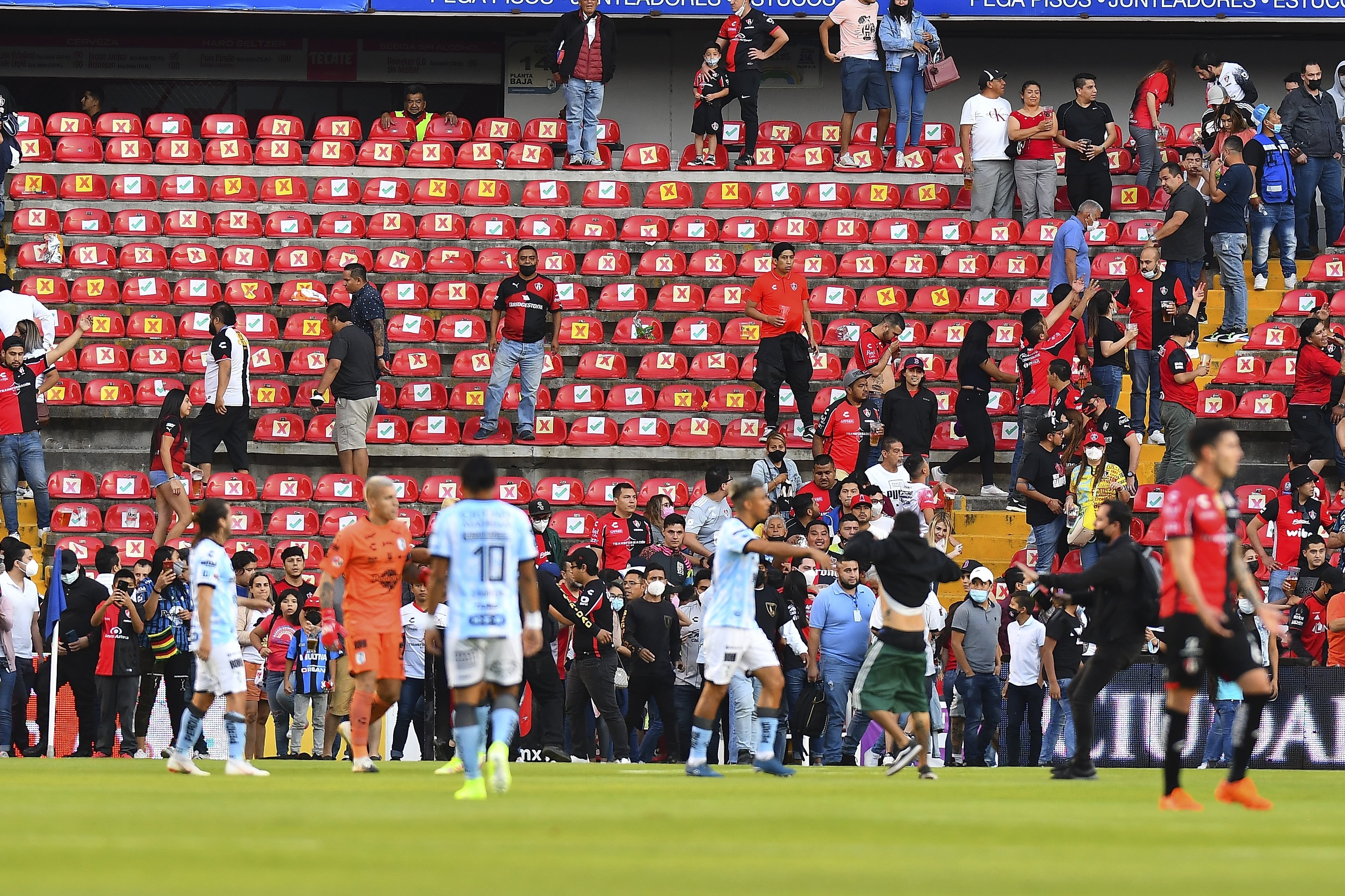 Tragedia en el Querétaro FC vs Atlas FC