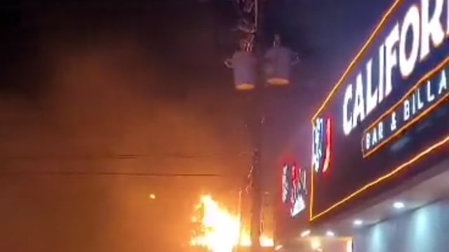 Incendio en bar Beer House de San Luis Río Colorado