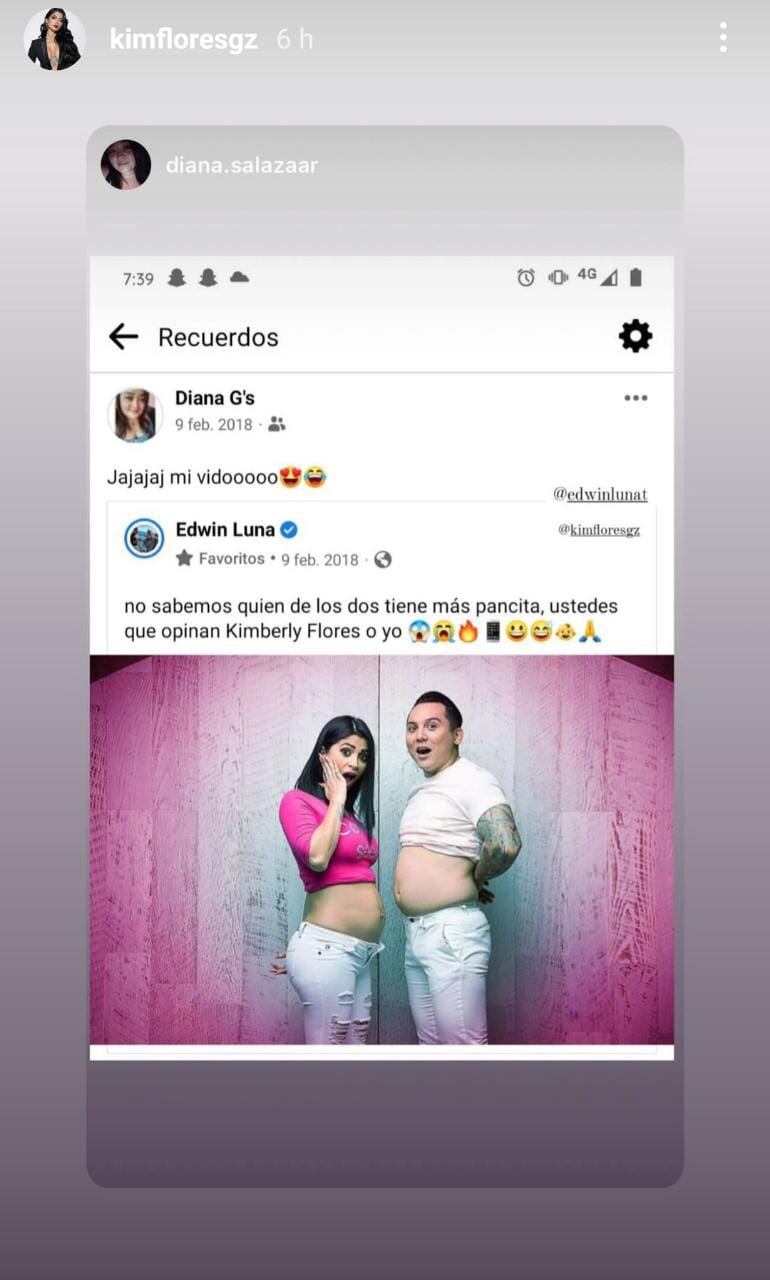 Edwin Luna y Kimberly Flores, recuerdo