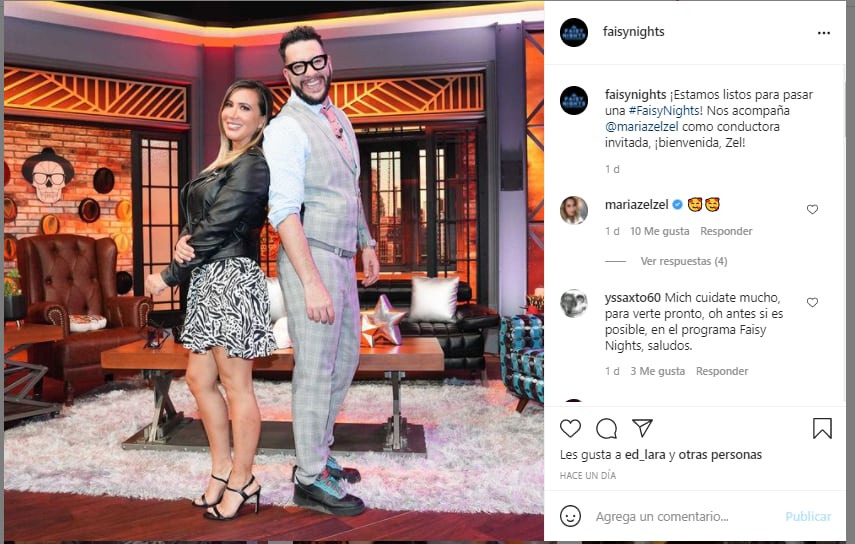 Maria Zel asiste a 'Faisy Nigths' a sustituir a Michelle Rodríguez.