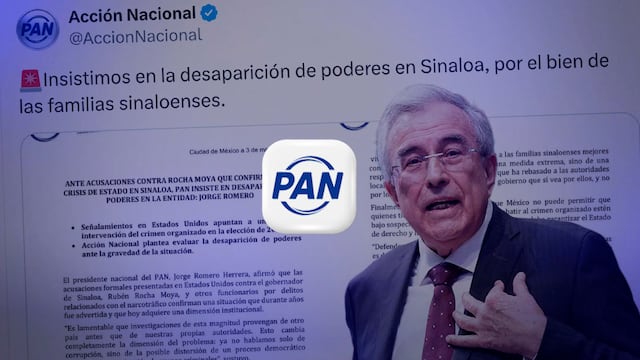 PAN insiste en desaparición de poderes tras acusaciones a Rubén Rocha