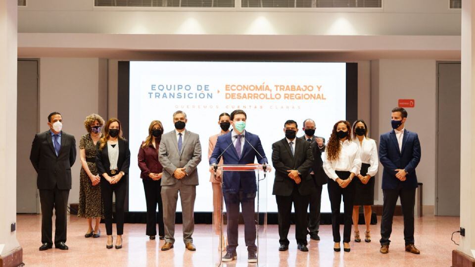 Samuel García presenta equipo de transición en economía, finanzas y desarrollo social