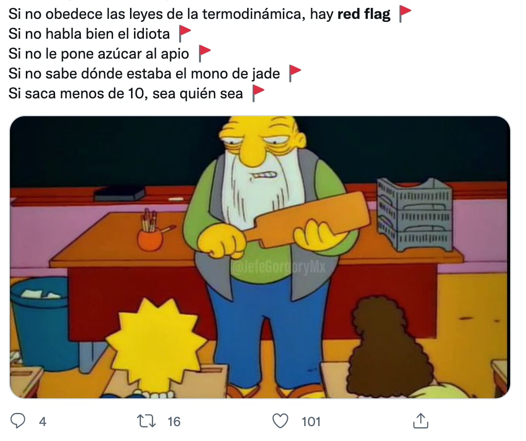 Memes sobre el emoji de red flag