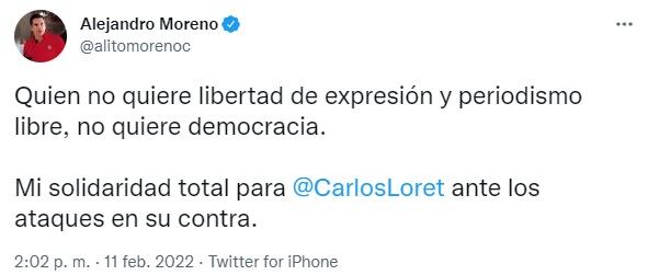 tuit Alejandro Moreno