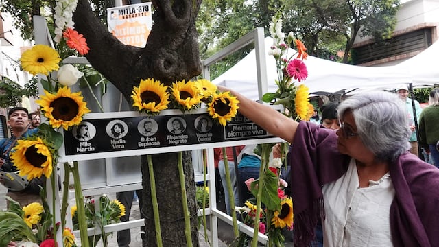 Caso Narvarte y su memorial en la calle en donde ocurrió el multi homicidio