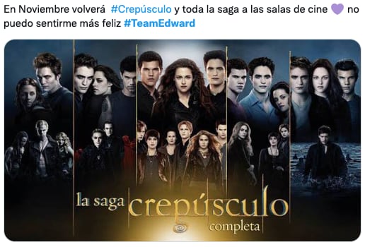 Memes por el regreso de Crepúsculo en cines