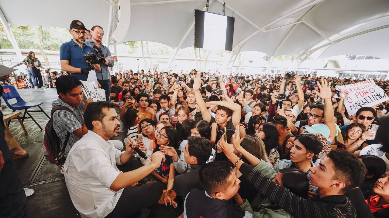 Jorge Álvarez Máynez fue rechazado en la UAM-Xochimilco: Esto dijo el candidato de Movimiento Ciudadano a la presidencia