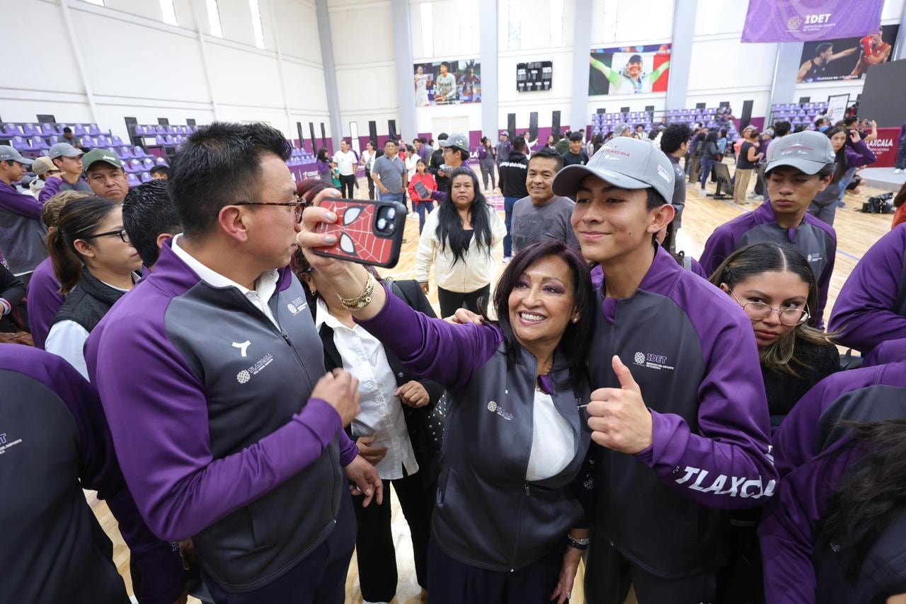 Tlaxcala va a Olimpiada CONADE 2026 con respaldo de Lorena Cuéllar.