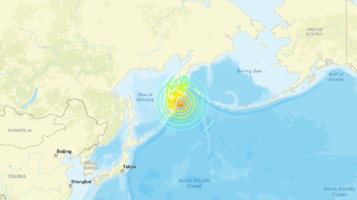 Sismo hoy magnitud 8.8 sacude Rusia; hay alerta de tsunami en el Pacífico