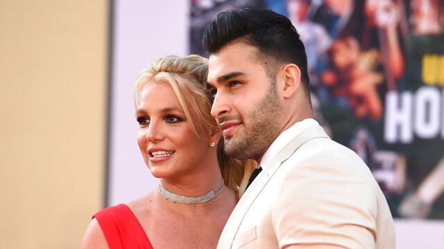 Britney Spears y Sam Asghari a(Photo by Jordan Strauss/Invision/AP, File)