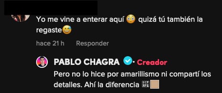Usuarios creen que Pablo Chagra la regó al hablar sobre el tema Pee Wee.