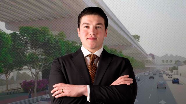 Samuel García echó para atrás el viaducto elevado en Monterrey