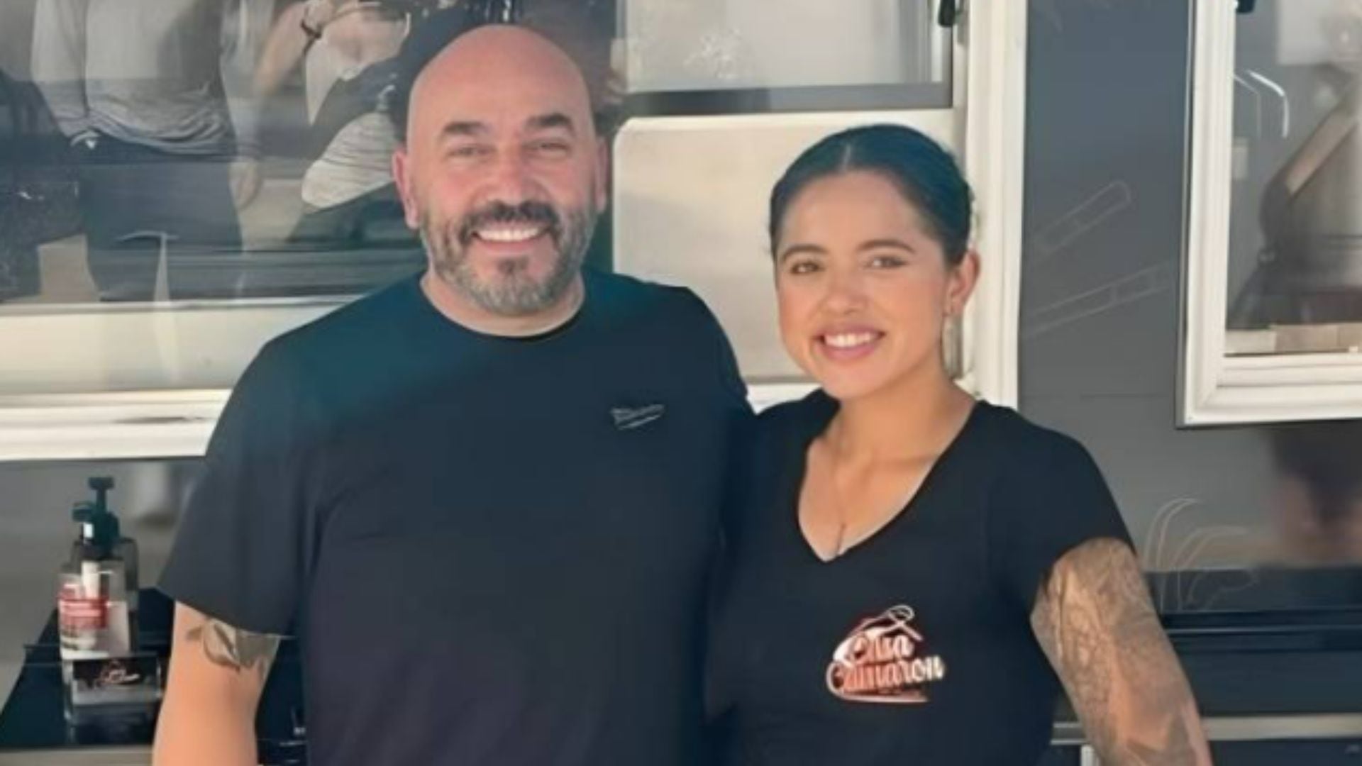 Lupillo Rivera y su hija Abigail Rivera