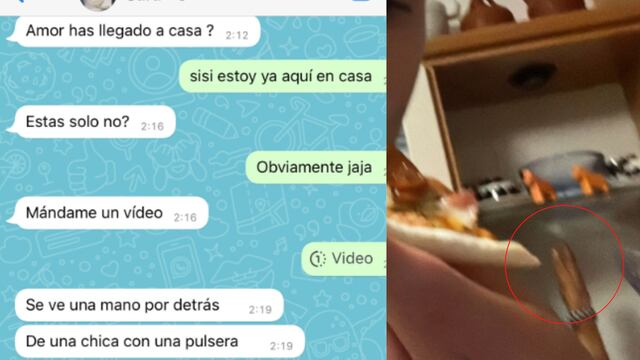 Novio infiel por extraña foto