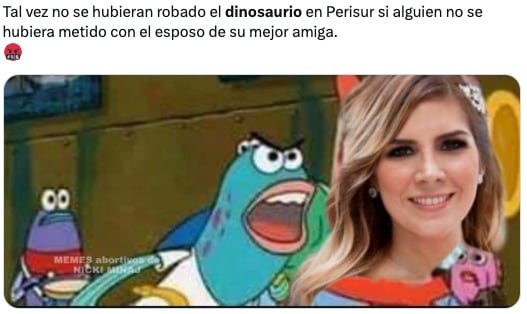 Memes del dinosaurio robado de Perisur del Jurassic World: The Exhibition