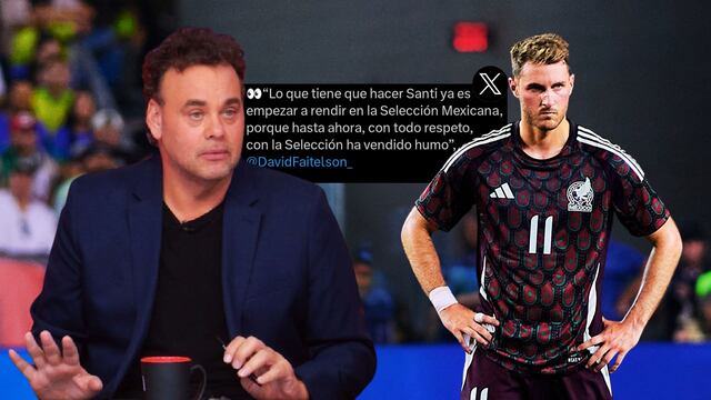 David Faitelson lanza duras críticas a Santiago Giménez