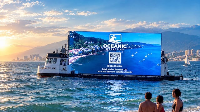 Pantalla publicitaria en la Bahía de Banderas: esto se sabe sobre sus permisos