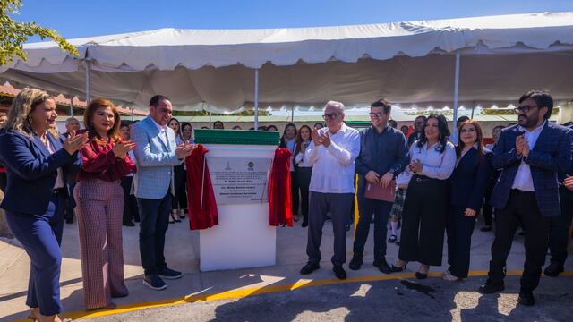 Rubén Rocha inaugura circuito vial en la primaria STASE