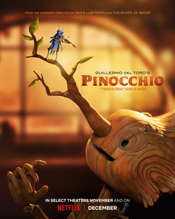 Pinocho de Guillermo del Toro