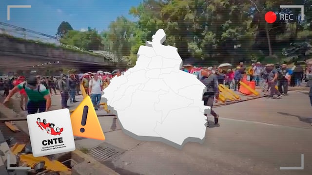 ¡Toma previsiones! La CNTE paraliza el cruce de Reforma y Circuito Interior con un megabloqueo