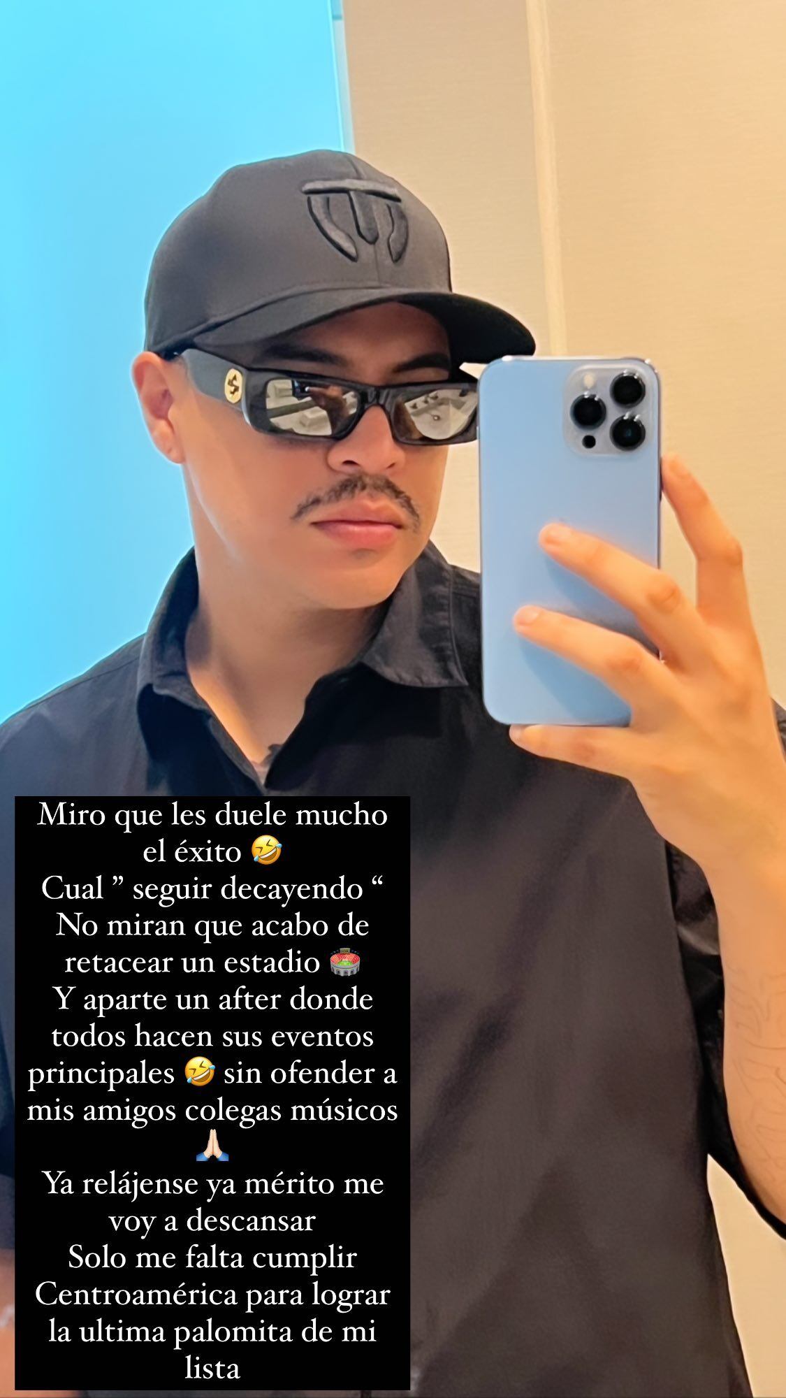 Eduin Caz sube historia a Instagram y ya ven su lanzamiento como solista.