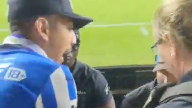 Fans de Rayados de Monterrey se pelean con policías