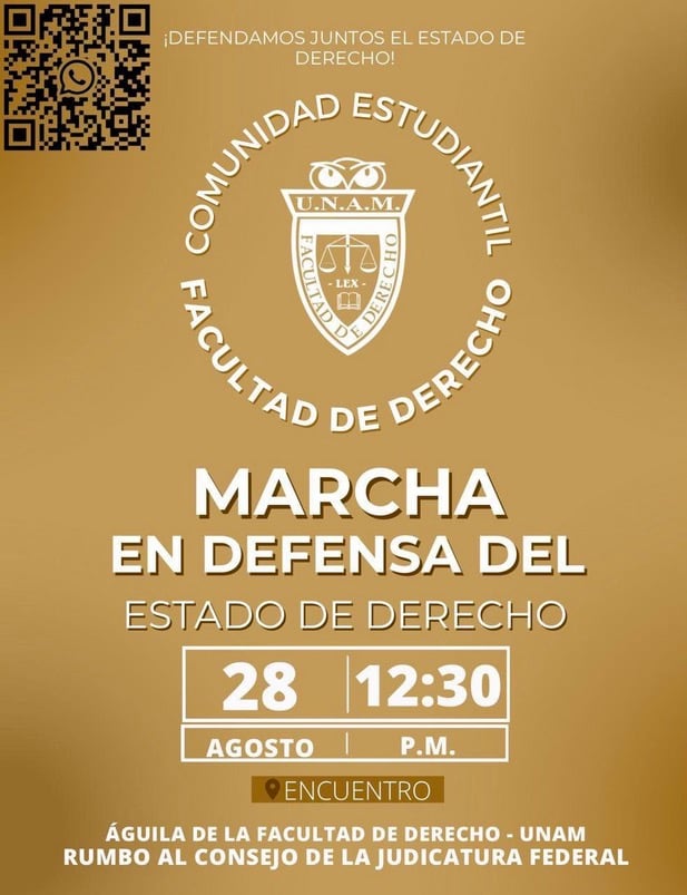 Llamado a marchar este 28 de agosto.