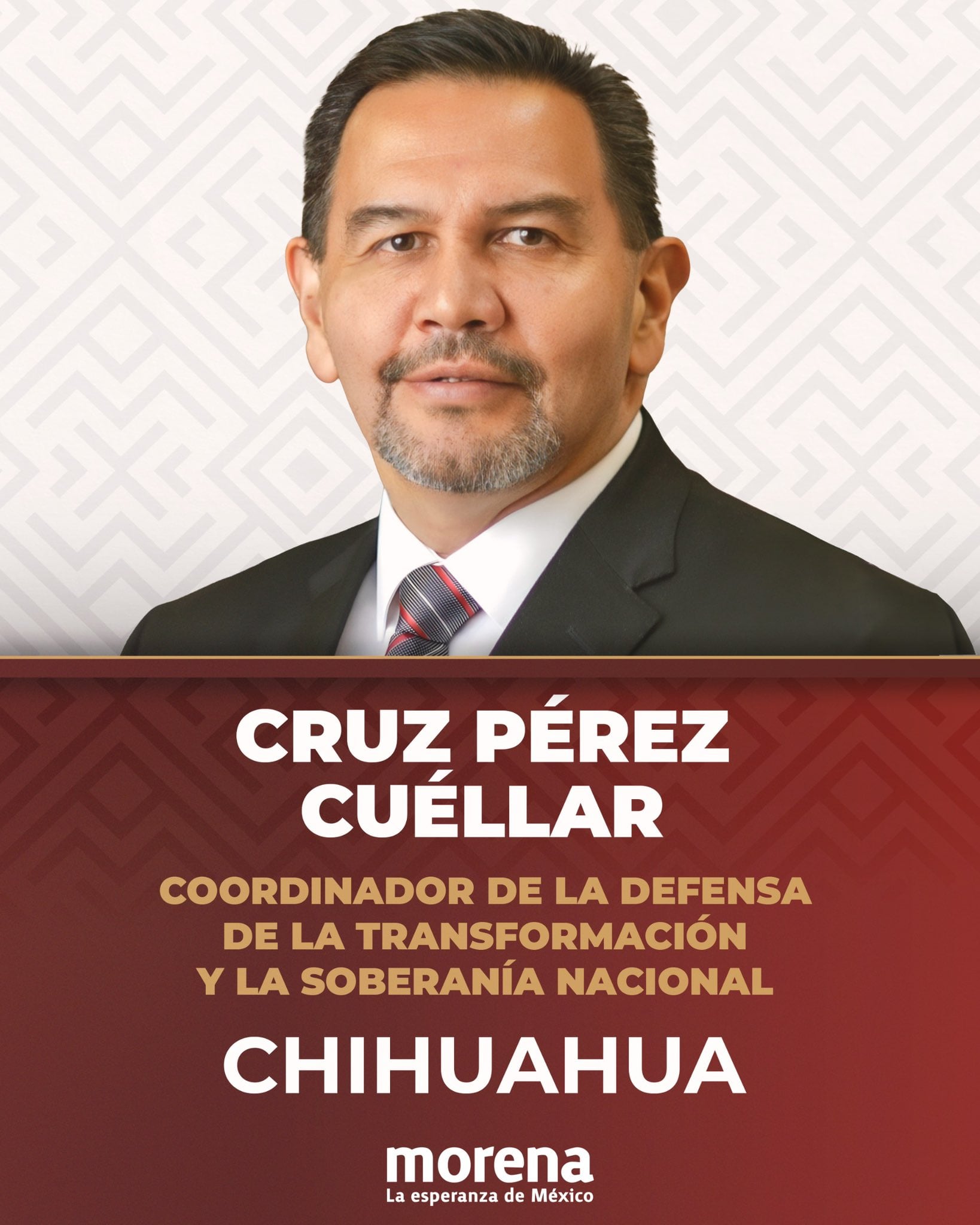 Morena elige a Cruz Pérez Cuéllar como coordinador en Chihuahua