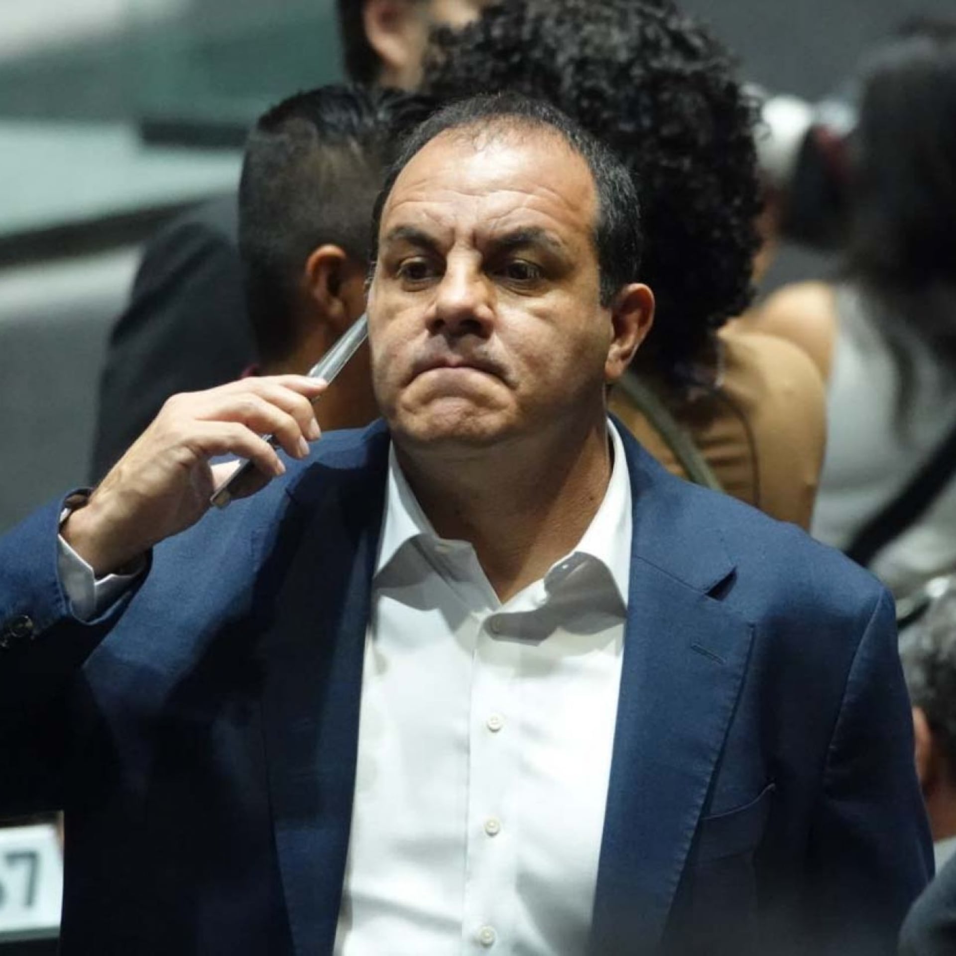 Cuauhtémoc Blanco acusa que fue víctima de agresiones de manifestantes