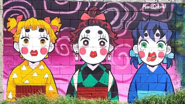 Mural Demon Slayer