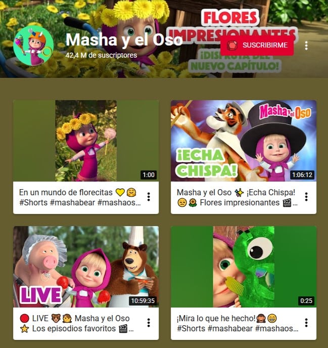Canales seguros y divertidos en YouTube Kids