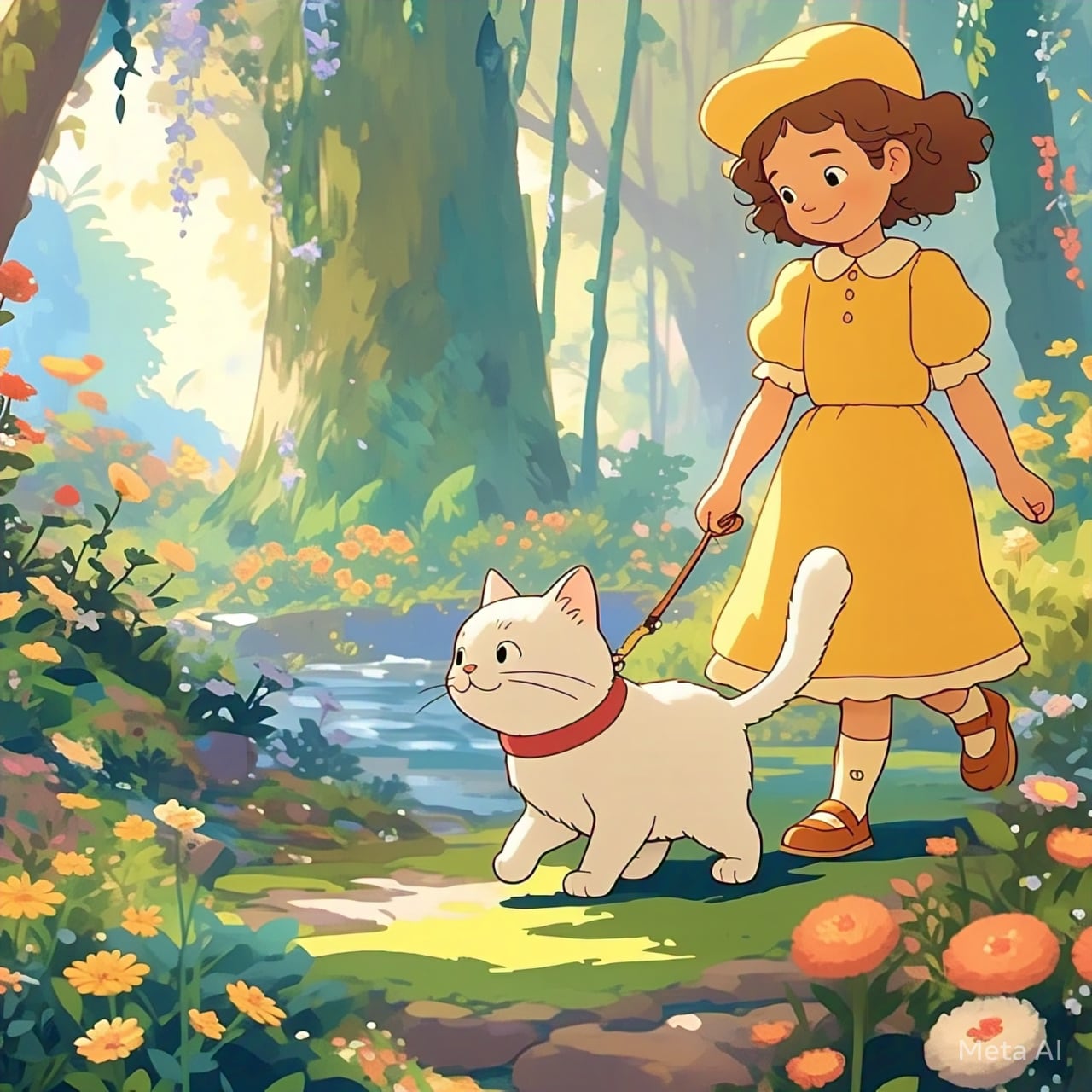Imagen al estilo de Studio Ghibli en WhatsApp