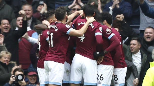 West Ham ganó en el nuevo estadio del Tottenham.