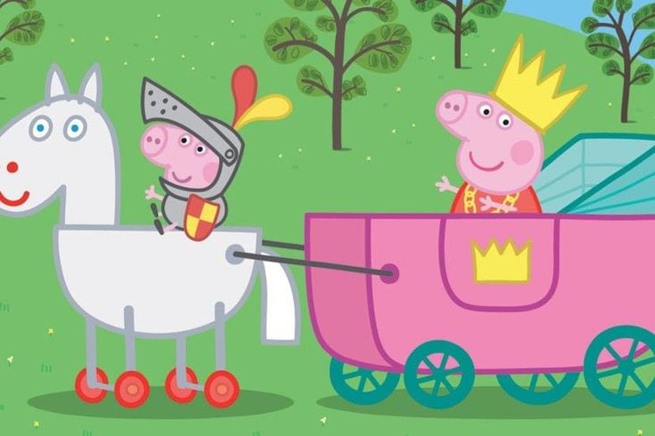 Fondos de pantalla de Peppa Pig y su hermano George gratis para computadora