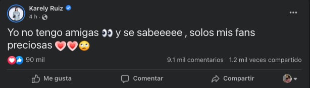 Karely Ruiz responde a Maya Nazor y a usuarios en redes por beso con Santa Fe Klan