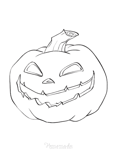 Dibujo de calabaza de Halloween